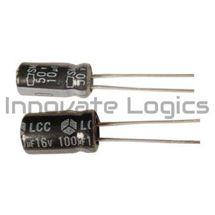 330µF/ 25V Electrolytic Capacitor (5 pieces)