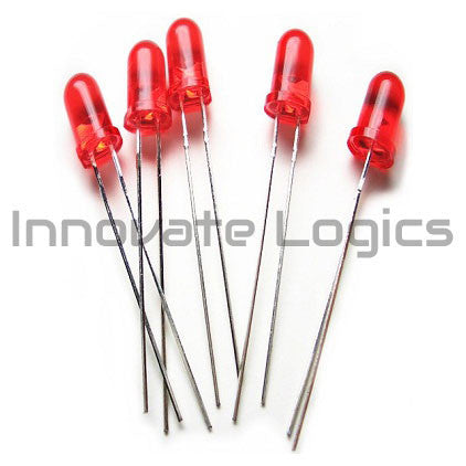 Red LED - 5mm (10 pieces)